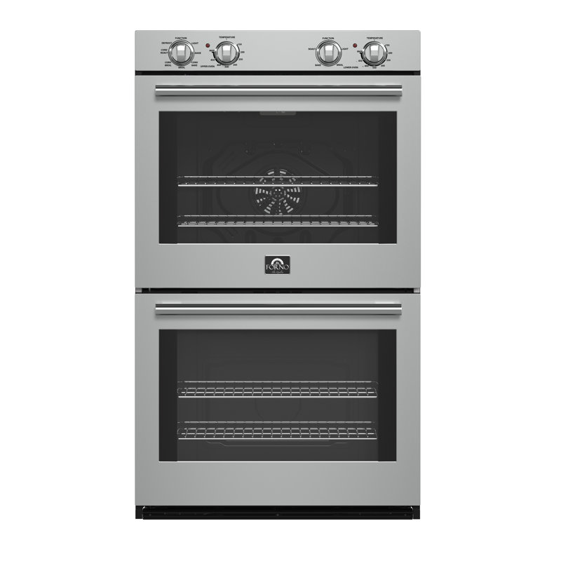 Forno Vomero Double Wall Oven Stainless-Steel, 10 cu.ft. Convection Oven 7100 Watts
