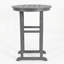 Ensembles de bar de patio en Hdpe gris durable pour balcon et bord de piscine