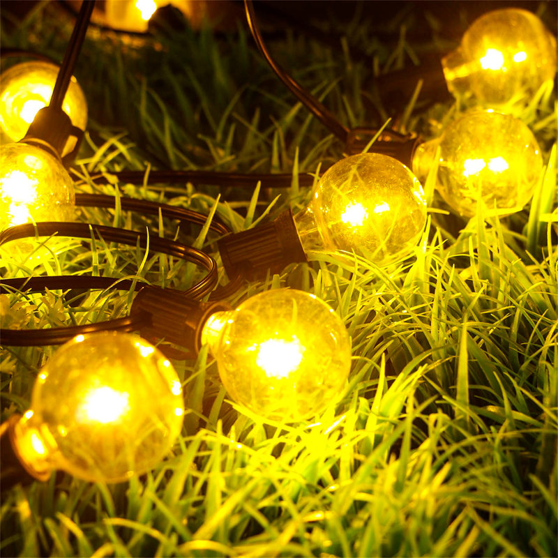Alsie 920cm Solar Powered 27 - Bulb Festoon Lights String Light