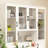 63''W Dining Cabinet With Drawers And Glass Doors