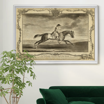 «Distinguished Horses I», reproduction d'art sur toile