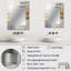 Golden et beige abstrait Fusion I - miroir de plage, miroir mural unique beige, impression d'art en métal-2078982447