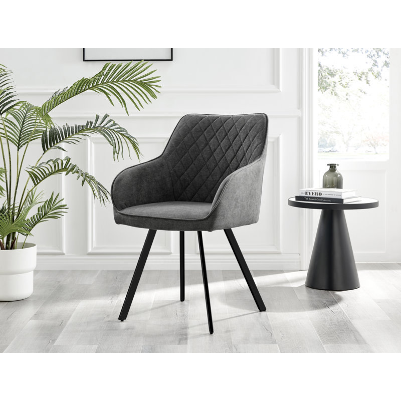 4 - Person Dining Set, Dark Grey/Black