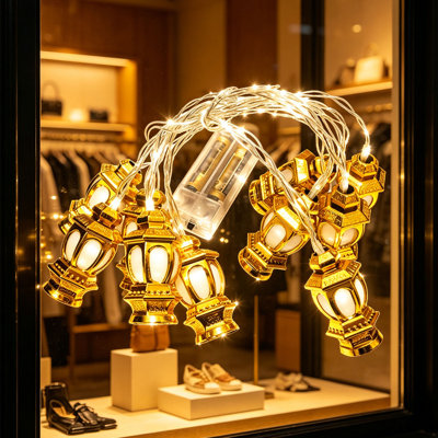 Guirlande lumineuse à DEL Eid Mubarak
