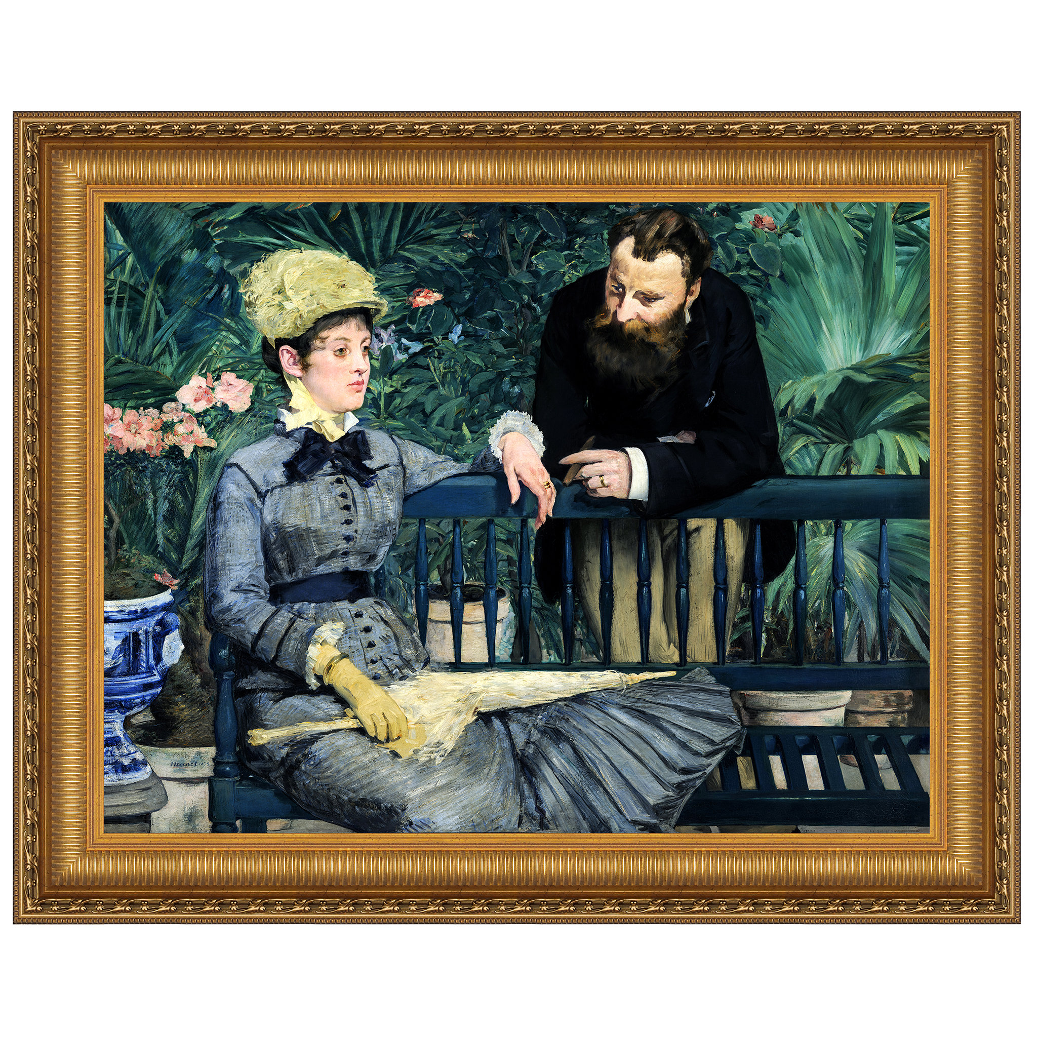 Design Toscano In the Conservatory, 1897 Framed Print on Canvas ...