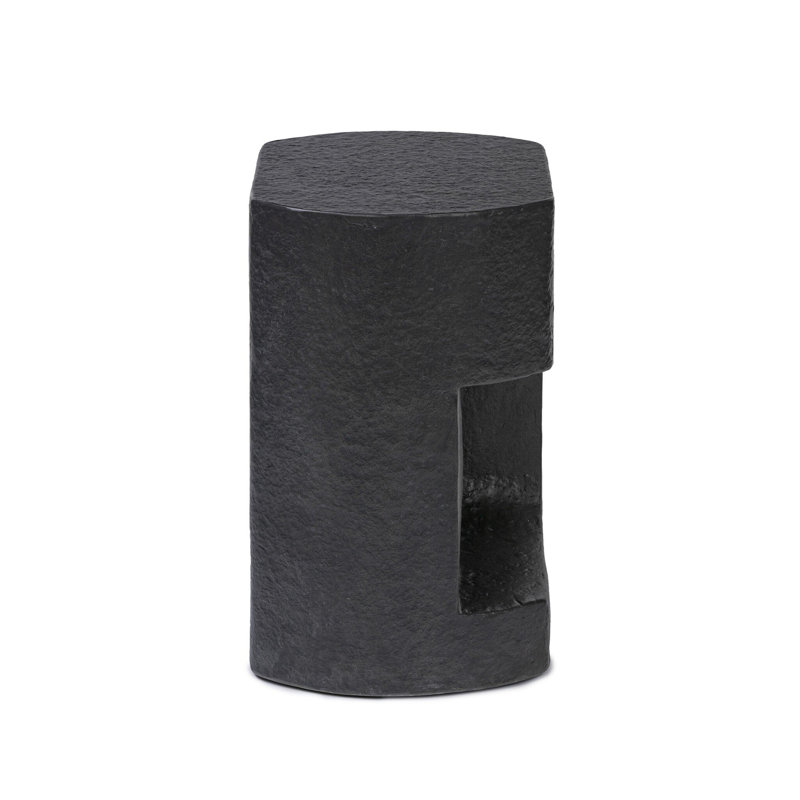 Clementine End Table, Distressed Graphite