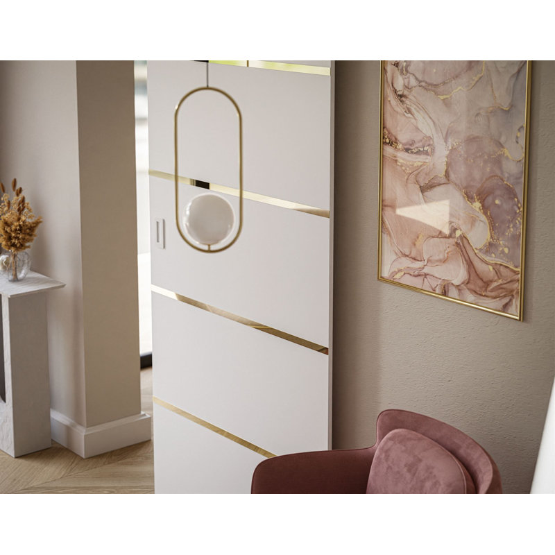Tabitha Sliding Door, White