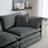 Modular U-Shaped 5 Seater Convertible Sectional Sofa With 1 Ottoman-1108664899