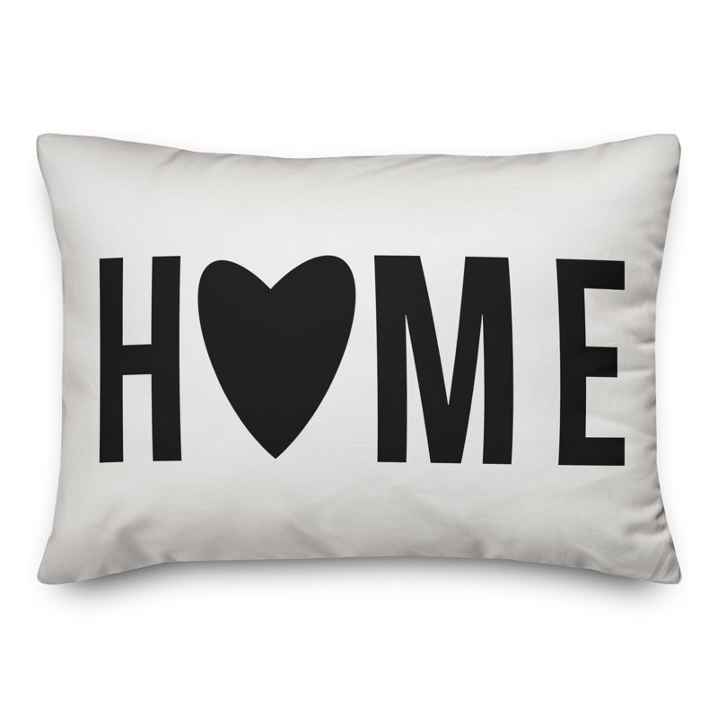  Housse de coussin rectangulaire et insert, Noir