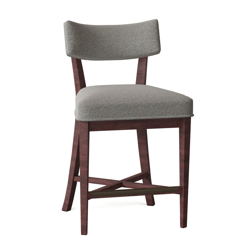 Tabouret de bar 29,5 po Juliet, Amande chamois, Vison 9953, Tabouret de bar (siège d'une hauteur de 29,5 po)