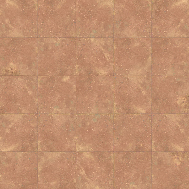 Cotto Rosa 4.5X4.5 Porcelain Terracotta Tile, Red