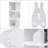 Kuerten 360°Rotating Corner Bookcase-281793297