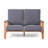 PALOMA LOVESEAT+COFFEE TABLE