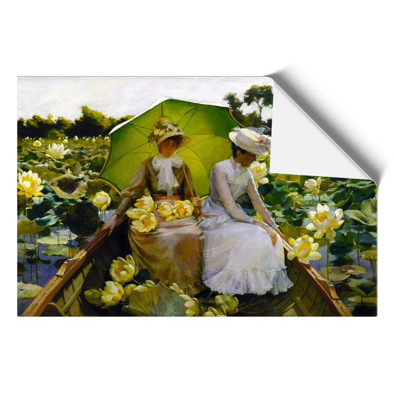 Lotus Lillies by Charles Curran - Frameless Print, 30cm H x 42cm W x 0.1cm D