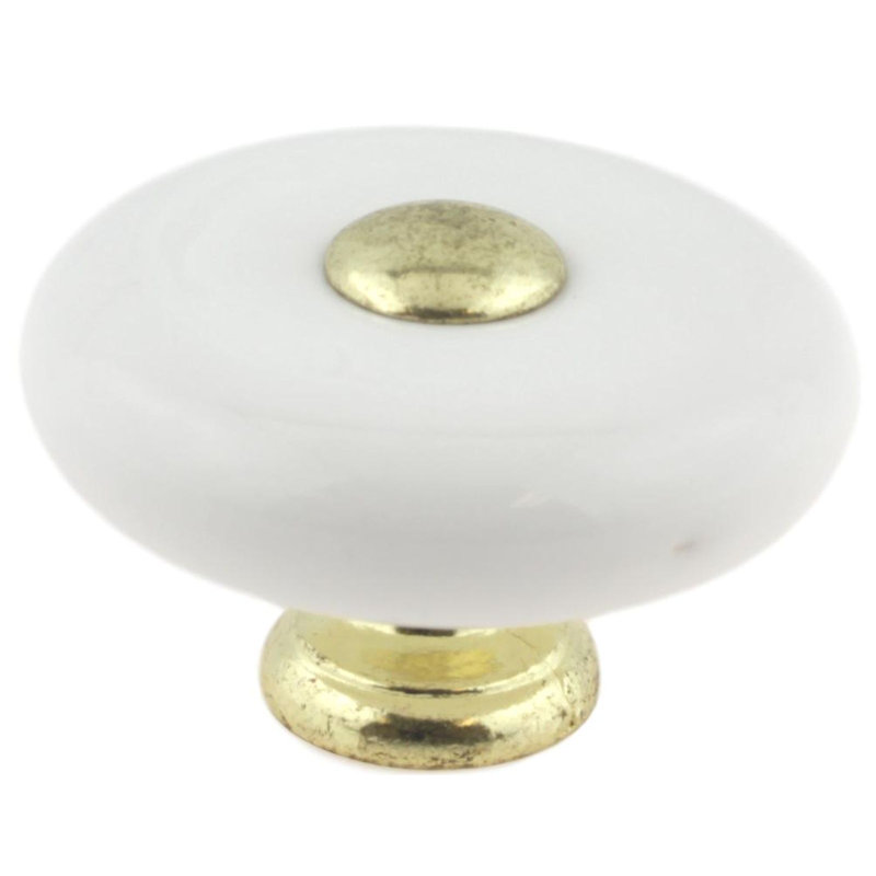 2-1/16" Flower Basket Ring Pull Cast Brass