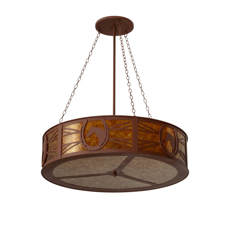 Hillard 6 - Light Dimmable Drum Chandelier