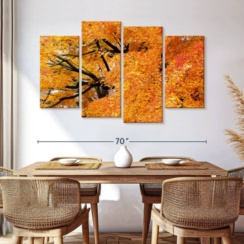Maple Trees In Autumn