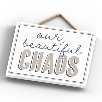 Vivid Squid Wholesale Our Beautiful Chaos - No Frame Print on Wood