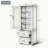 Tall Bathroom Storage Cabinet With Two Drawers And Adjustable Shelf, Freestanding MDF Board Design For Enhanced Organization-1799593516