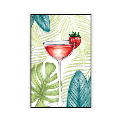 Cocktail Palms I by Kimberly Allen - Gallery-Wrapped Canvas Giclée on Canvas