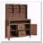 Large Fir Wood Potting Bench,45.3''L Multi-Functional Outdoor Patio Kitchen Island with Hutch-125528554