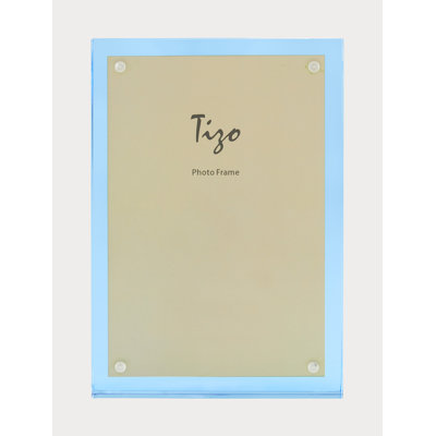 Lucite Frame W/Orange Back 4X6