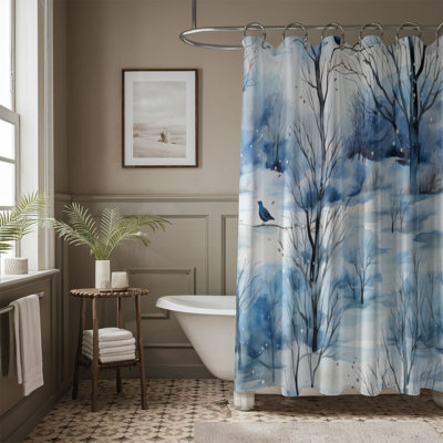 Water Scene - Rideau de douche Premium