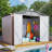 8 ft. W x 6 ft. D Metal Storage Shed