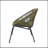 CONDESSA OUTDOOR PATIO GREEN WICKER LOVESEAT-20005221