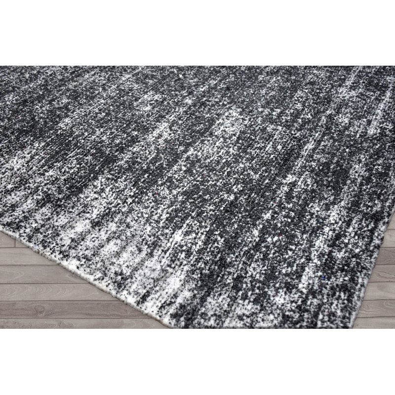 Indoor Rug, Rectangle 4'10" x 7'10", Gray