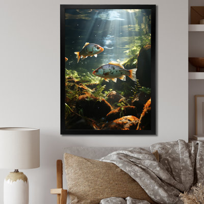 «Hiromu Fishing Rustic River I» sur toile