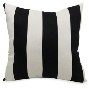 Coussin décoratif rayé d'extérieur carré