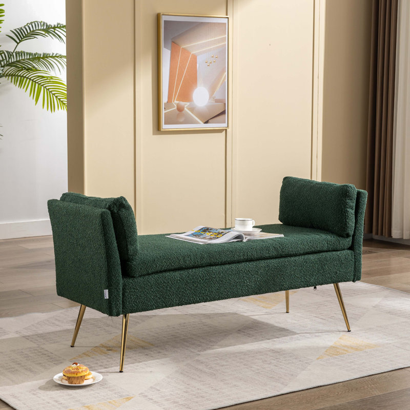 Banc de salon / banc de bout de lit, Émeraude