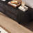 Black design sense storage TV cabinet