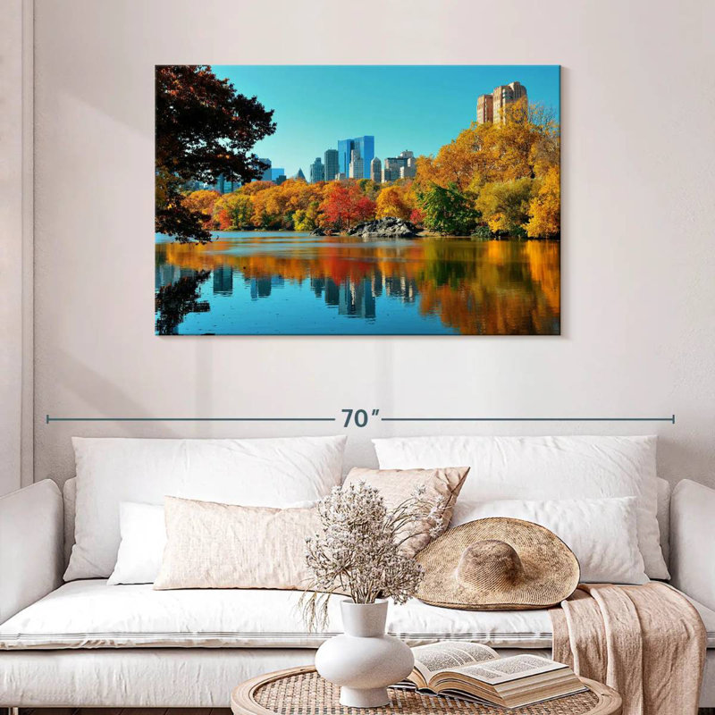 Rorry Central Park In Fall, 30" H x 45" W