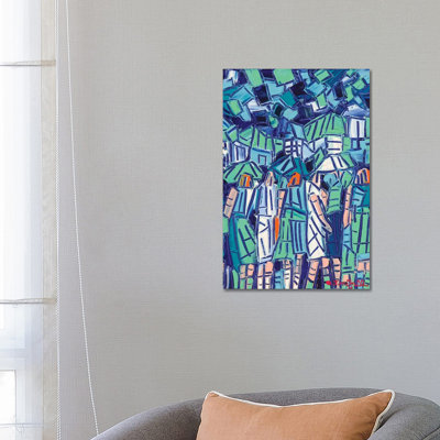 City Fragments by Joachim Mcmillan - Wrapped Canvas Painting