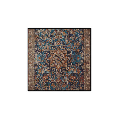 Machine Washable Black Area Rug