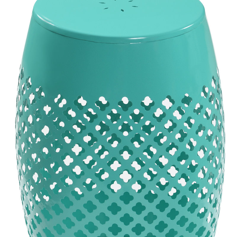 Tirmen Iron Top End Table, Green