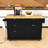 Adda Rustic Storage Kitchen Island Set with Expandable Drop-Leaf Tabletop and 2 Stools-1781461225