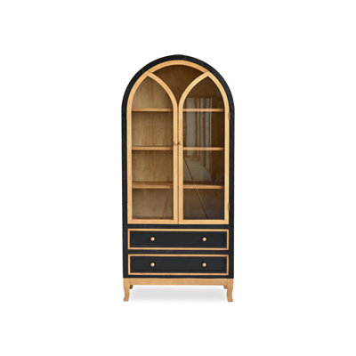 Burlywood Solid Wood Display Cases