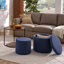 Bleu foncé et table avec rangement et bureau de salon mobile côté portable-1748807161