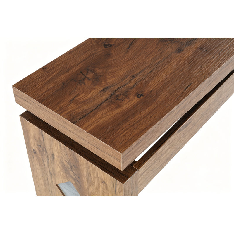 Console 67 po, Bois naturel