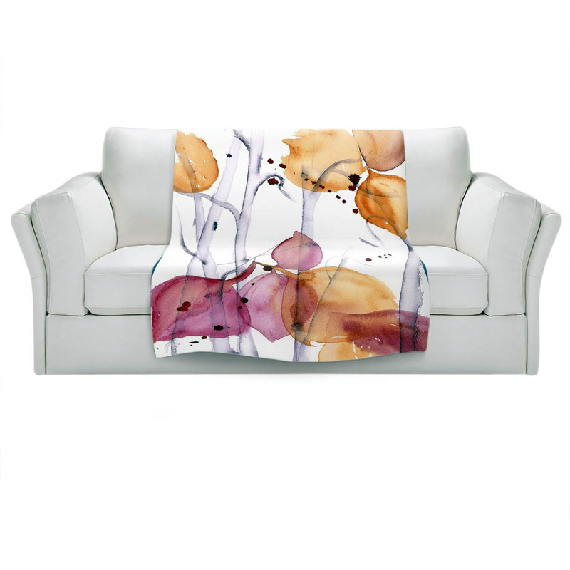 Hand Woven Throw Blanket, 51" x 60"
