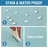 Premium Linen Textured Solid Table Cloths  Spill-Proof Waterproof Table Cover for Dining Buffet Tablecloth Feature Extra Soft and Thick Fabric Wrinkle Free-89868451-89868455
