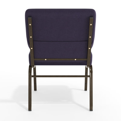 Chaise de salle d'attente empilable en tissu avec structure en métal 21,25 po Maevis