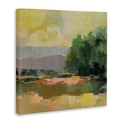 Art abstrait sur toile de saule par Silvia Vassileva