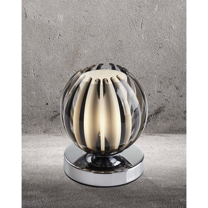 Bernardo Metal Table Lamp, Smoke