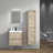 Seavy 23.4'' Single Bathroom Vanity with Acrylic Top-22684802