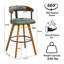 Tabourets de comptoir pivotants en cuir Modern-2105635186-2105635184
