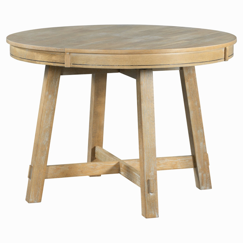 Table de salle à manger extensible Farmhouse, Bois naturel délavé